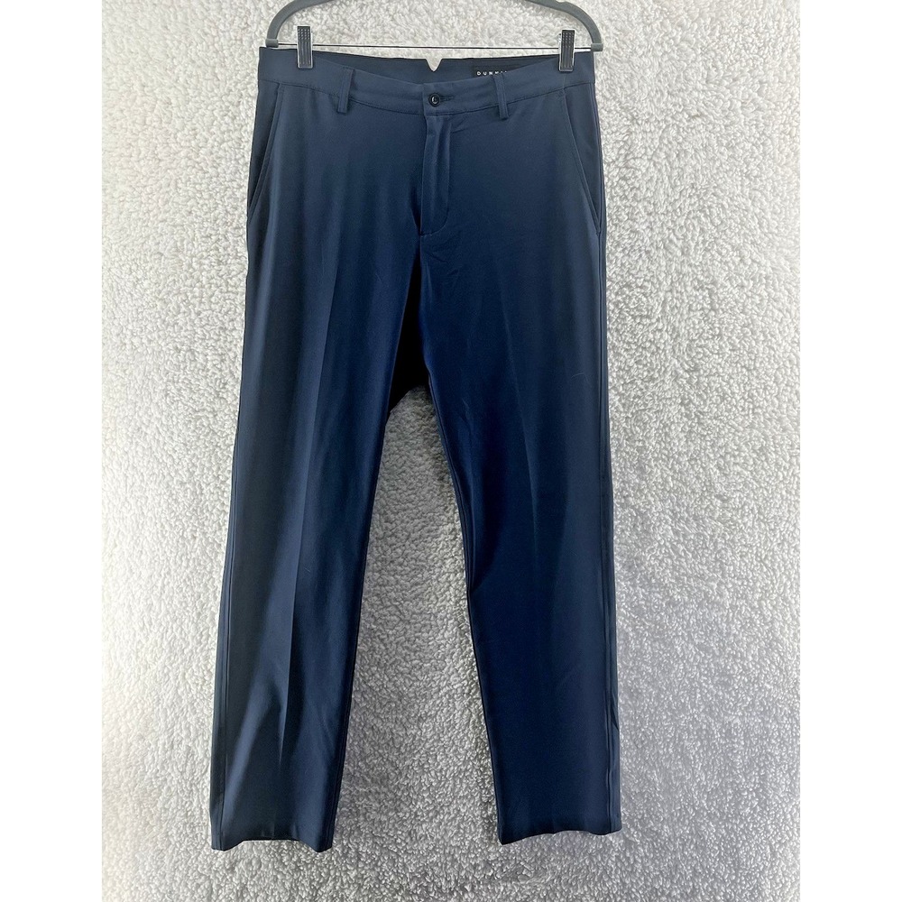 DUNNING Men's Golf Pants Performance Size 32 x 32 Dress Pants‎ Navy